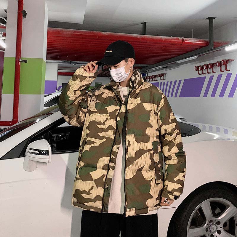 Winter New Style Stand-collar Down Jacket Men's Trend Thick Warm Jacket