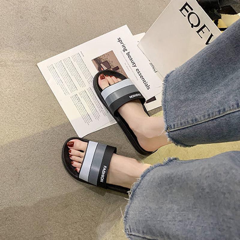 Summer Sandals and Slippers for Home Indoor Home Bathroom Bath Non-slip Plastic Soft Bottom Female Home Slippers It's A Little Bit Smaller