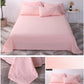 Four Seasons Universal Washed Cotton Bedding, Three-piece Single-piece Bed Sheet, Two Pillowcases, Cotton Sheet, Sweat-absorbent and Breathable