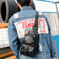Chest Bag Men Multi-pocket Headphone Hole Messenger Bag Outdoor Leisure Sports Shoulder Bag