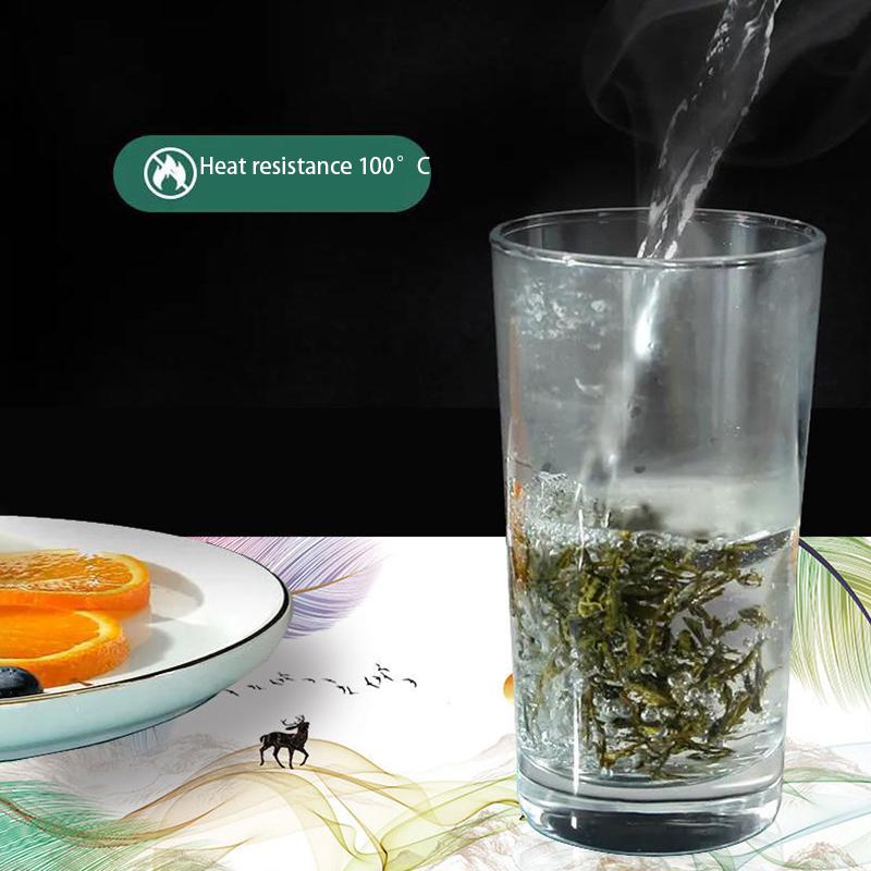 Chinese Style Plastic Round Table Cloth Self-adhesive Waterproof and Anti-scalding Soft Glass Table Mat Pvc Round Coffee Table Mat Table Cloth