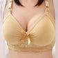 Comfortable Thin Soft Breathable Beautiful Backlit No Steel Ring Gathered Collected and Anti-sagging Women's Underwear Bra