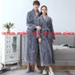 Flannel Couple Bathrobe Men Winter Thick Cashmere Home Clothes Ladies Long Robe Coat Soft Shawl Bathrobe