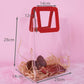 1pcs Women Clear Handbag Waterproof for Bathing Swimming Beach Shopping Bag Portable Transparent Bag