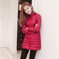 Winter Women Ultralight Thin Down Jacket White Duck Down Jackets Long Sleeve Warm Coat Parka Female Portable Outwear
