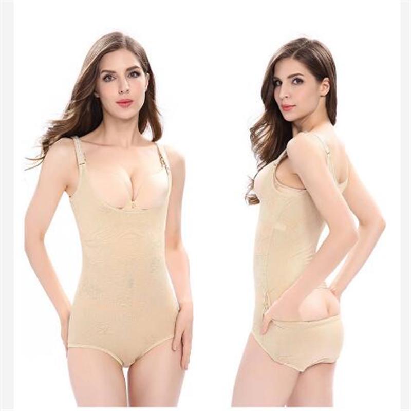 2PCS/set Postpartum Waist Bodysuit Tummy Control Waist Trainer Women Sexy Siamese Corset Postpartum