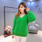 High Quality Fashion Women's Sweater Winter Loose Lazy Pullover Thick Base Sweater Waterproof Mink Velvet Women's Coat