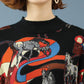 Long Printed Dress Autumn and Winter Calf-length Cardigan Loose Large Size All-match Knitted Pullover Sweater