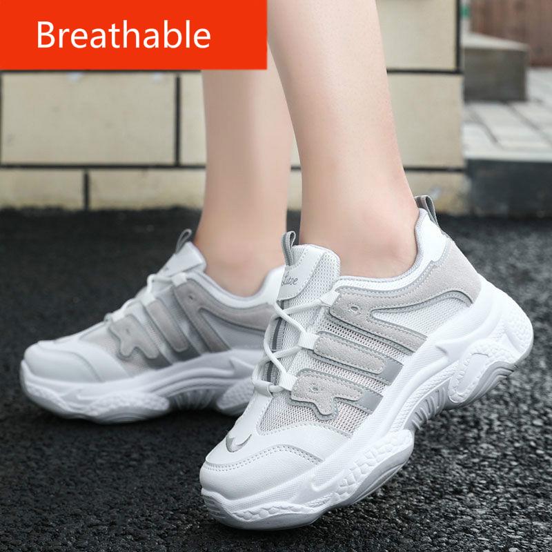 Daddy Shoes Summer Breathable Wild Hollow Thick Bottom Net Red Sports Casual Women's Shoes