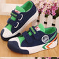 Spring and Autumn Children's Canvas Shoes Running Shoes for Boys and Girls Velcro Sneakers Student Board Shoes