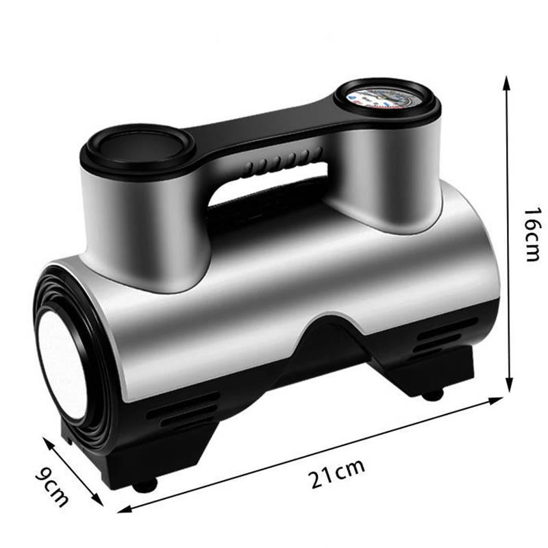 Multifunctional Car Air Pump Preset Tire Pressure Small Car Portable Metal Cylinder Tire Air Pump Fast High-power Air Pump General Purpose