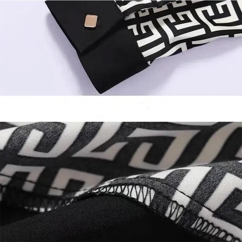 Large Size Satin Chiffon Shirt Women's Long-sleeved Simple Western Style Is Thin Mother Style Temperament All-match Small Shirt