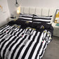 Cotton Fashion Printing Four-piece Skin-friendly Soft Quilt Cover Sheet Double Bed Bedding Set