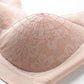 Women's Solid Color Seamless Beautiful Back Underwear Female No Rims Lace Bra Anti-sagging Vest