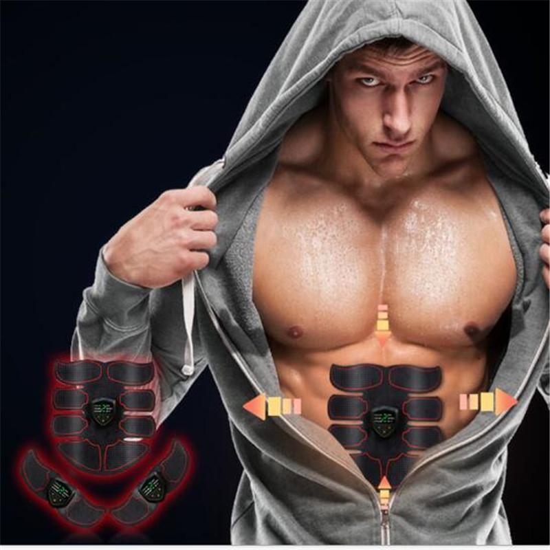 EMS Wireless Muscle Stimulator Trainer Smart Fitness Abdominal Training Stickers Body Slimming Belt