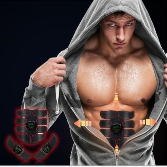 EMS Wireless Muscle Stimulator Trainer Smart Fitness Abdominal Training Stickers Body Slimming Belt