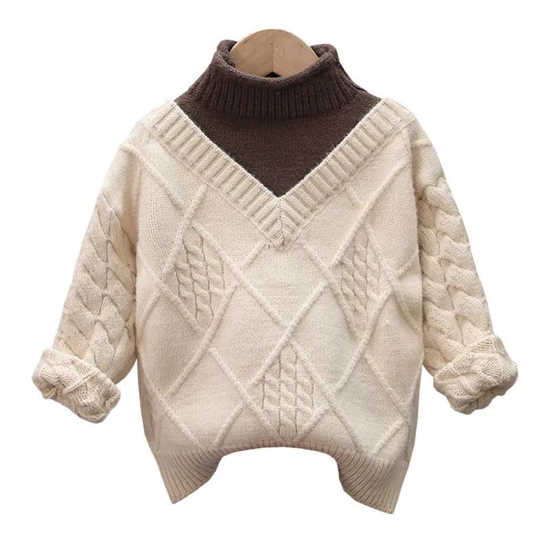 Autumn Baby Girls Boys Sweaters Coat Kids Knitting Pullovers Tops Baby Boys Girls Cartoon Long Sleeve Sweaters