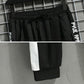 WTEMPO Men Trend Sweater Suit Teen Clothing Hooded Pullover Casual Suit Campus Student Sportswear