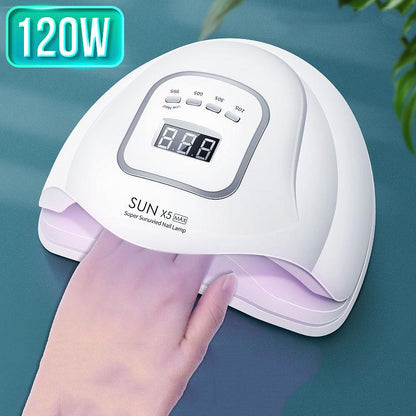 Nail Phototherapy Machine LED Nail Light Gel Polish Cure Nail Dryer Lamp Smart