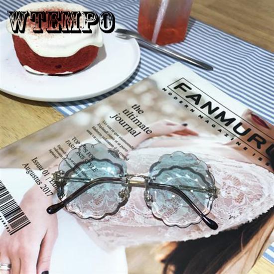 WTEMPO Women Retro Vintage Shades Fashion Oversized Designer Sunglasses