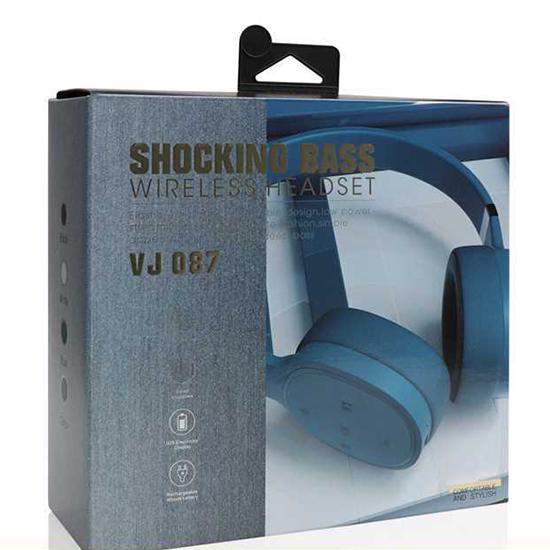 Wireless Headset Bluetooth 5.0 Stereo Foldable Headphones Built-in Mic Soft Protein Padding Flexible