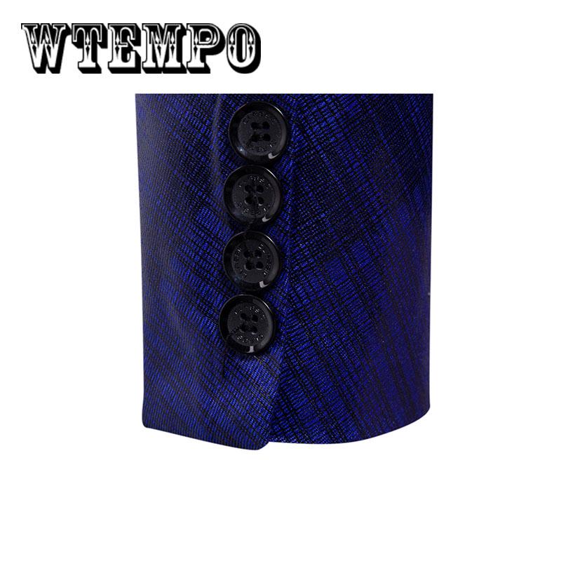 Large size British Fine twill glossy print suit men's casual fashion leather bright suit