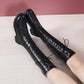 Lace up tall Martin women's boots boots trendy knight boots boots women's autumn and winter