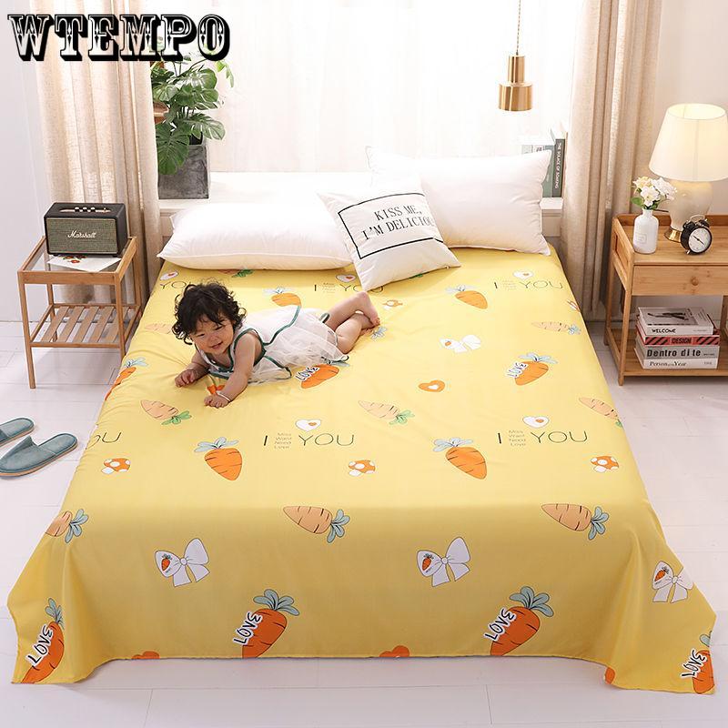 Four Seasons Universal Skin-friendly Sheet Single Piece Small Large Multi-specification Printed Pattern Bed Sheet