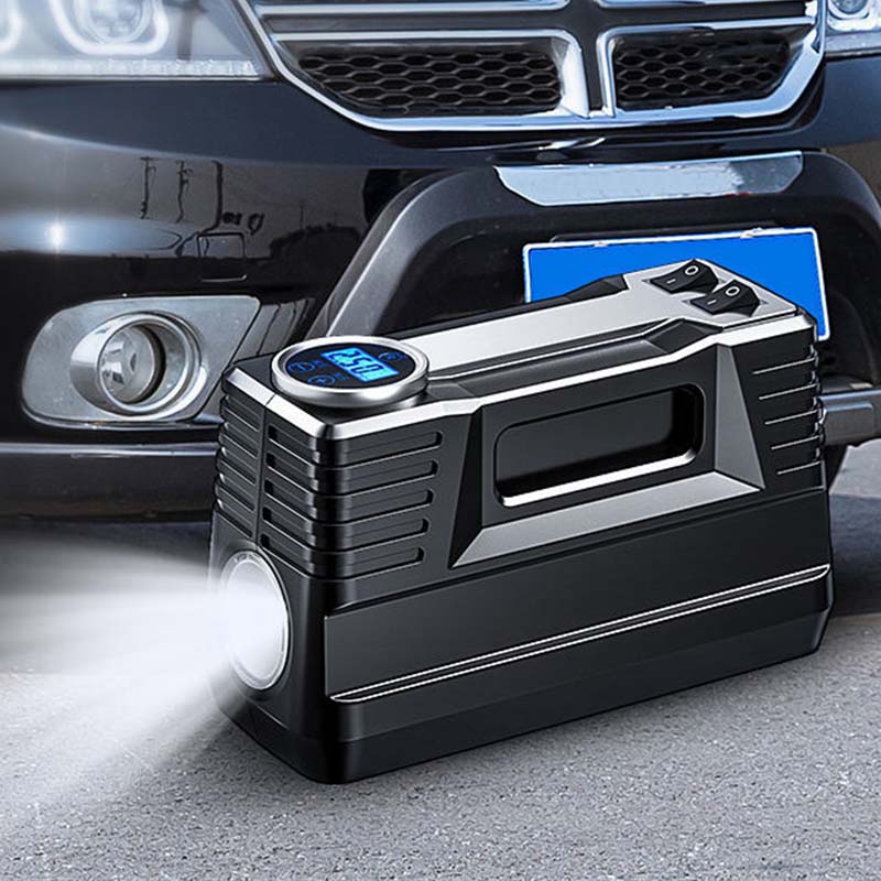 Car Air Pump Multi-function High-power Air Pump for Automobile Tires 12V Small Car Portable Air Pump Pure Copper Motor Universal Air Pump