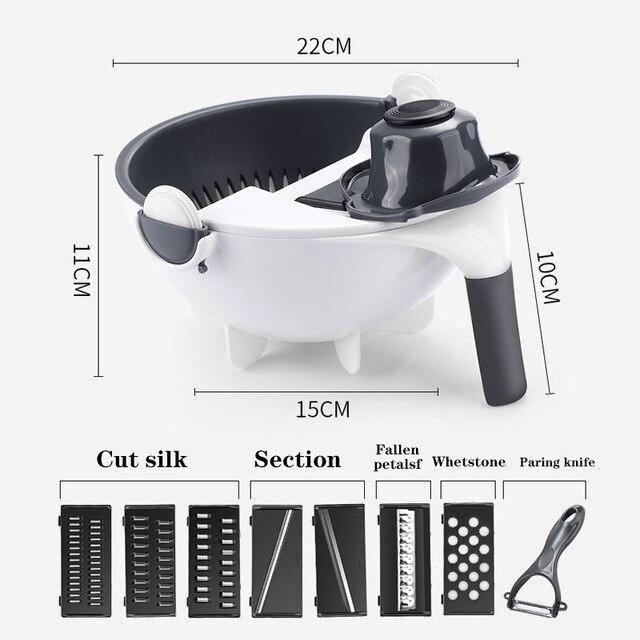 Multifunctional Household Slicer Vegetable Slicer Potato Carrot Onion Grater with Filter Kitchen Accessories Vegetable Grater Grater