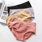 4Pcs/Set 3D Honeycomb Belly-lifting Butt-lifting Panties Women's Seamless Cotton Crotch Solid Color Mid-waist Briefs