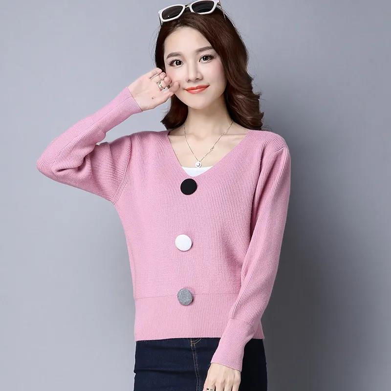 Autumn and Winter Slimming Knitted Bottoming Shirt Loose Spring Top Pullover Women's Age-reducing Temperament Outfit