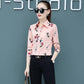 Women Casual Floral Shirt Korean Fashion Long Sleeve Top Women Casual Floral Shirt Korean Fashion Long Sleeve Top