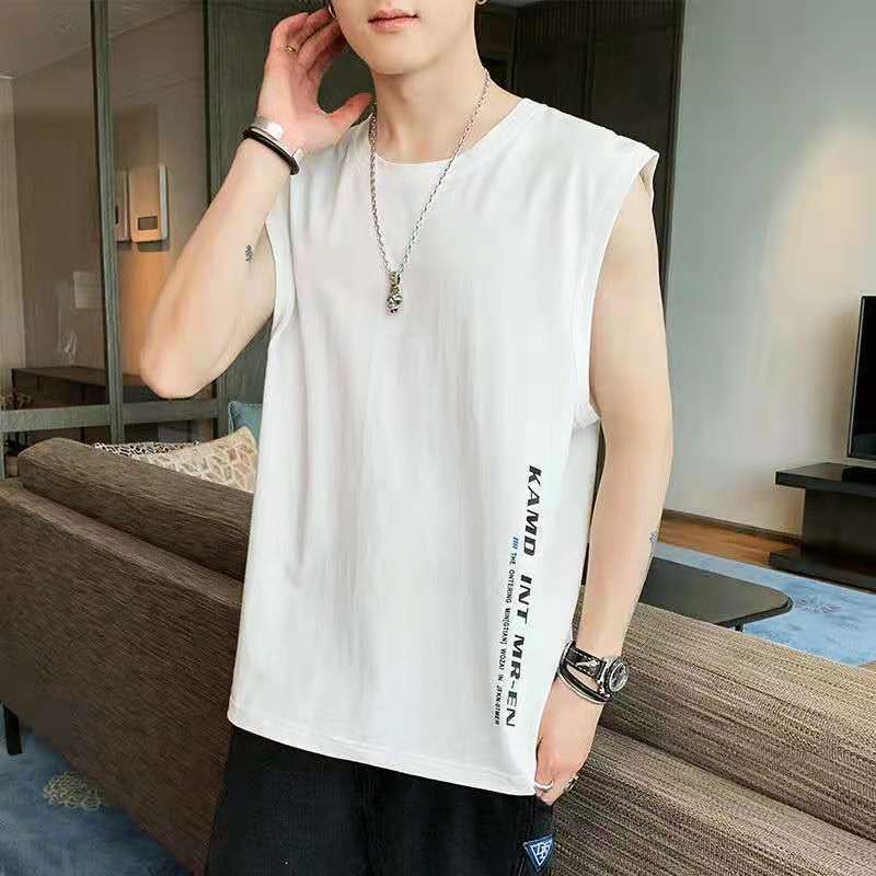 Men's Summer Trend Waistcoat Loose Vest Outdoor Sports Running Vest