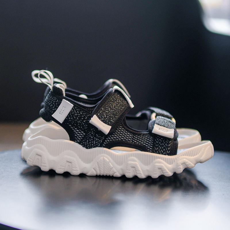 Children's Sandals Men's Summer Boys' Shoes Sandals Soft-soled Non-slip Breathable  Lightweight Beach Shoes