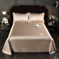 Three-piece Light Luxury Ice Silk Skin-friendly Mat Summer Soft Cool Ice Silk Mat Bedding