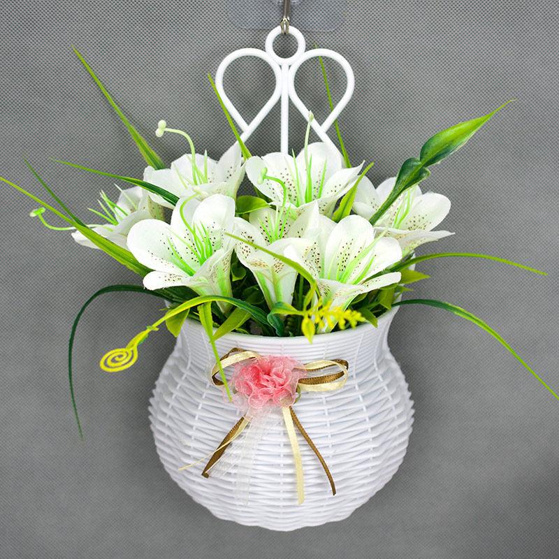 Pendant Bedroom Living Room Wall Arrangement Bouquet Wall Decoration Fake Flower Set Rose Simulation Flower
