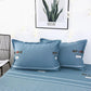 Pure Cotton Pillowcase Two-piece Bedroom Bed Pillowcase Lattice Couple Pillowcase Large 48x74cm