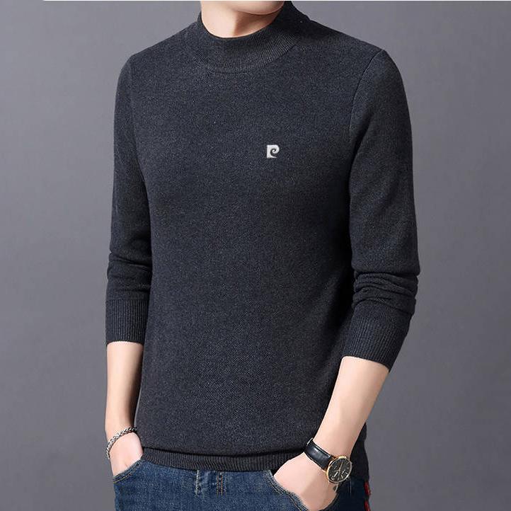 Sweater Men Casual Pullover Men Autumn Slim Fit Shirt Mens Sweaters Knitted Cashmere Wool Pull Homme