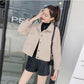 Winter Bubble Coat Women Solid Oversized Short Jacket Female Hooded Padded Jacket Parkas Mujer