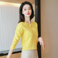 Small Short Knit Bottoming Shirt Women's Slim Fit Inner Pullover V-neck Sweater