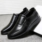 Men's Leather Shoes Middle-aged Men's Shoes Spring and Autumn Leather Business Casual Breathable Soft Sole Middle-aged Dad Shoes