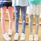 Girls Spring and Autumn Bear Print Leggings Korean Children's Pants Slim Stretch Pants Casual Pants