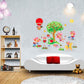 Swing MM Strawberry Girl Third Generation Bedroom Living Room Bathroom Wall Background Wall Sticker