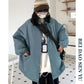 Korean Version of Tooling Loose Version Winter Solid Color Cotton Coat Thick Padded Jacket