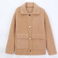 Thick and Elegant Noble Knitted Women's Sweater Winter Korean Fashion Trendy Women's Short Jacket Mink Velvet Loose Cardigan Women's Jacket