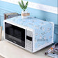 Microwave Oven Cover Towel Refrigerator Washing Machine Universal Cotton and Linen Dust Protection Cover