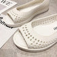 Sandals Platform Women's Summer Plastic Fish Mouth Non-slip Soft Comfortable Mother Pregnant Women Shoes Hollow Nurse Shoes
