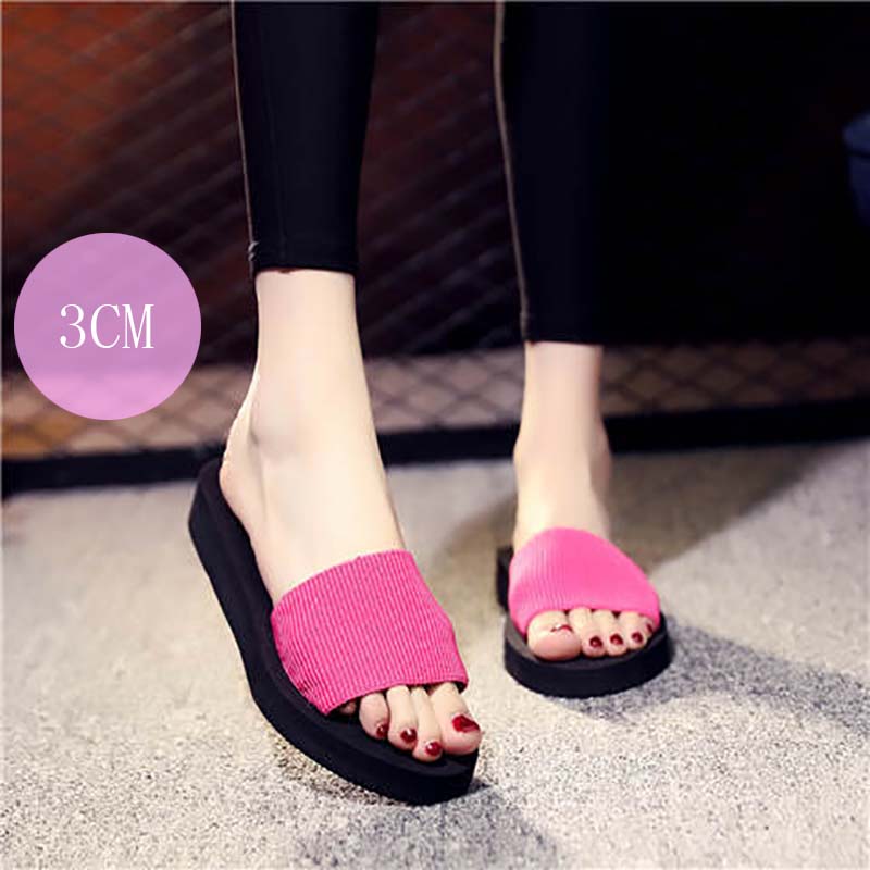 Women Sandals Slippers Women Flip Flops Women Shoes Women Flip Flops Students Indoor Summer  Thick Outer Wear Fashion