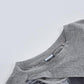 Gray Short-sleeved Irregular T-shirt Women's Short Umbilical Short Chic Top Two-piece Female Summer